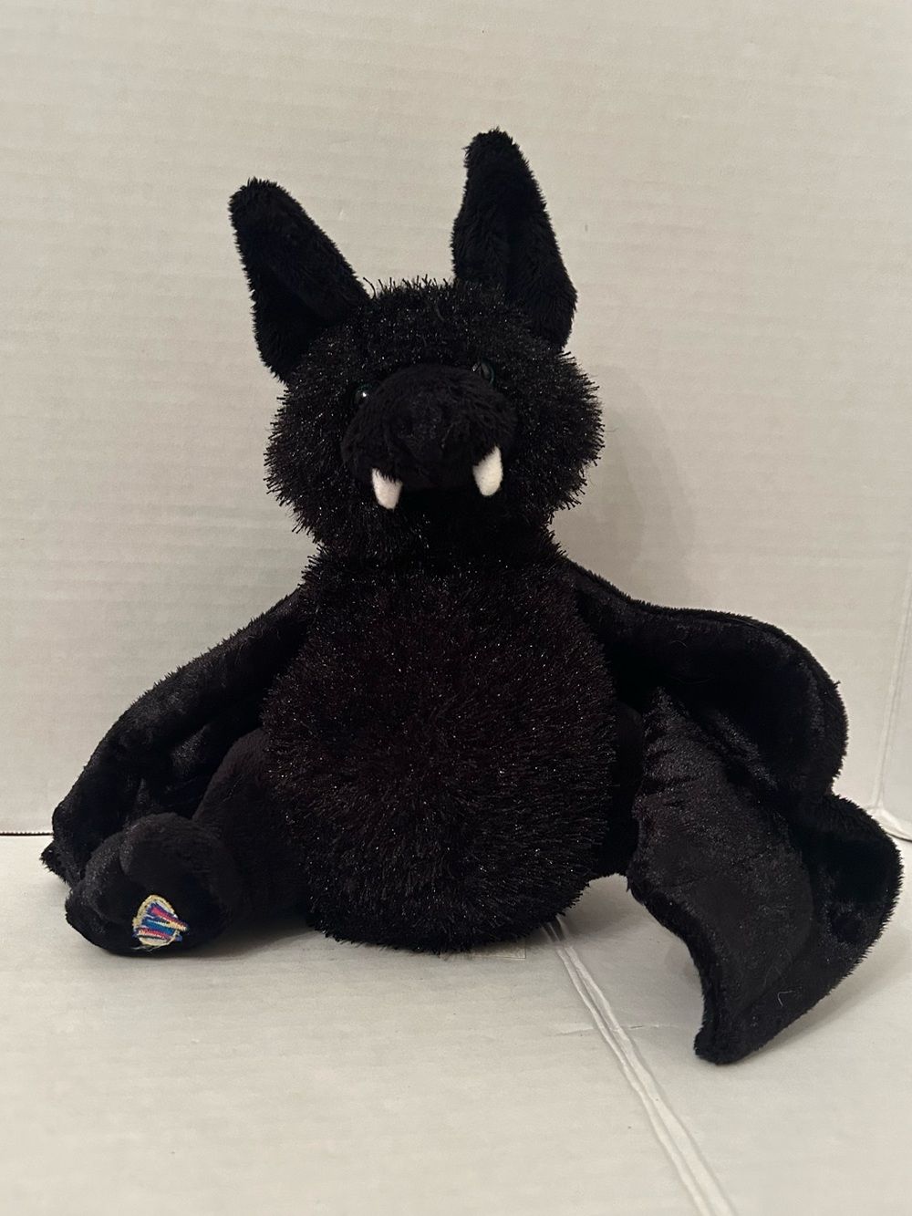 Ganz Webkinz Black Plush Bat Stuffed Animal - Soft Kids Toy
